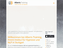Tablet Screenshot of alberts-training.de